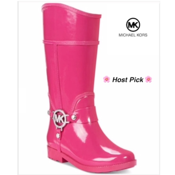 Michael Kors Shoes - ⬇️HP🆕  Michael Kors Fulton Harness Rainboots 5.5